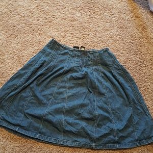Cute denim skirt